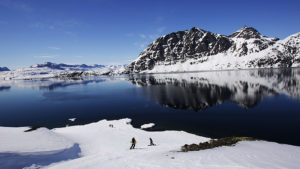 Greenland heli skiing