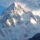 K2 summit ski descent
